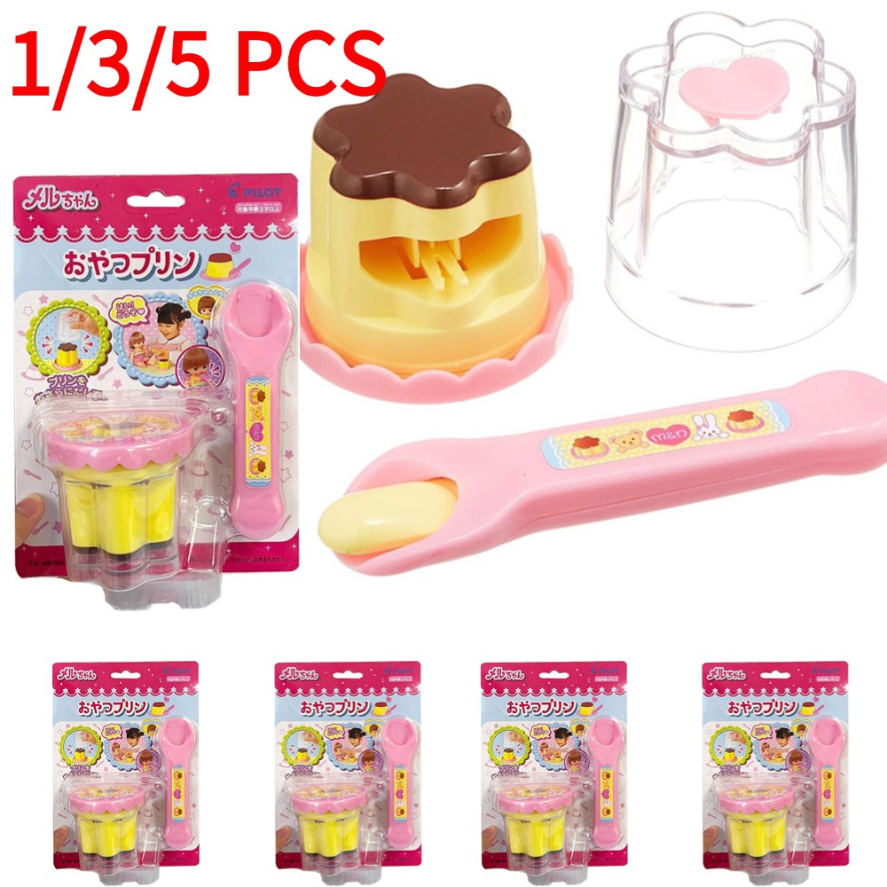 Japanese For Lifestyle - 1/3/5PCS Pudding Set Food Feeding Toy