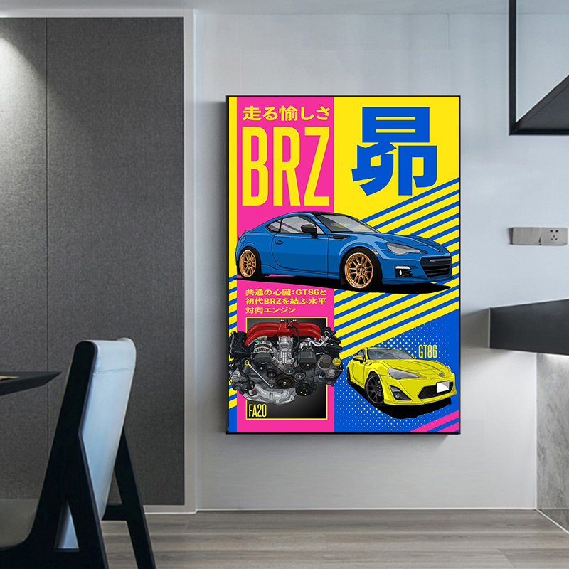 Japanese Subaru Car Poster Cla - đánh giá và giá Japanese Car Lifestyle