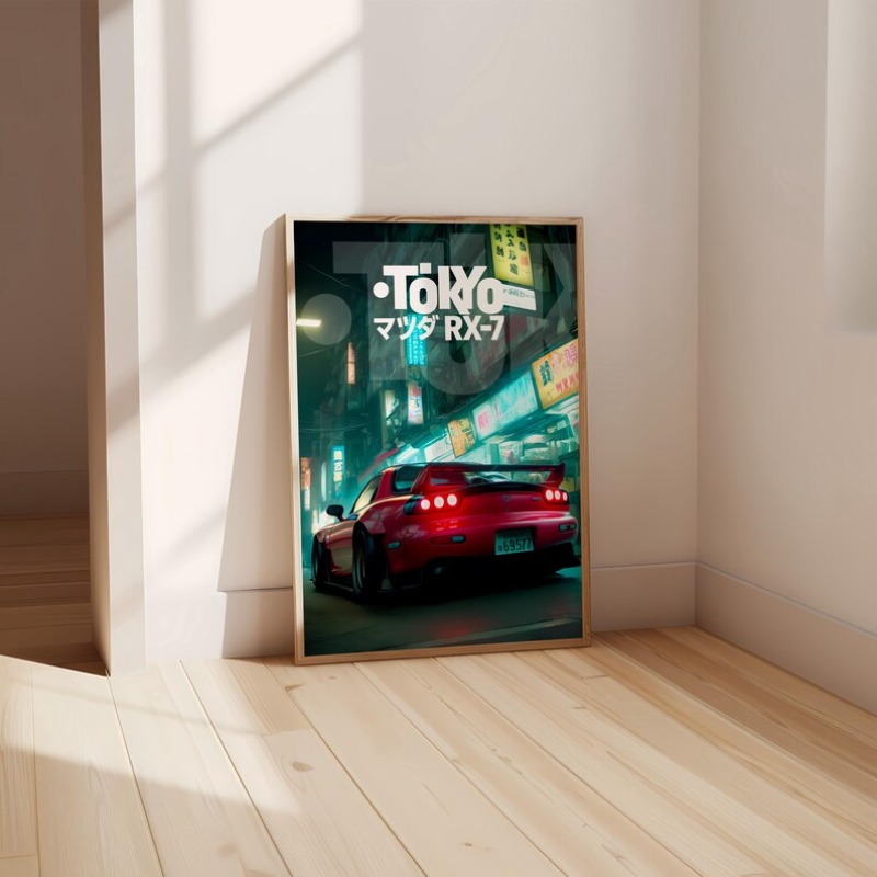 Vintage Tokyo JDM Car Poster N - đánh giá và giá Japanese Car Lifestyle